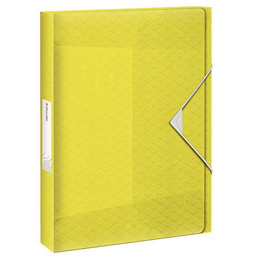 esselte-colour-ice-ablagebox-626262-a4-40-mm-pp-gelb image 1