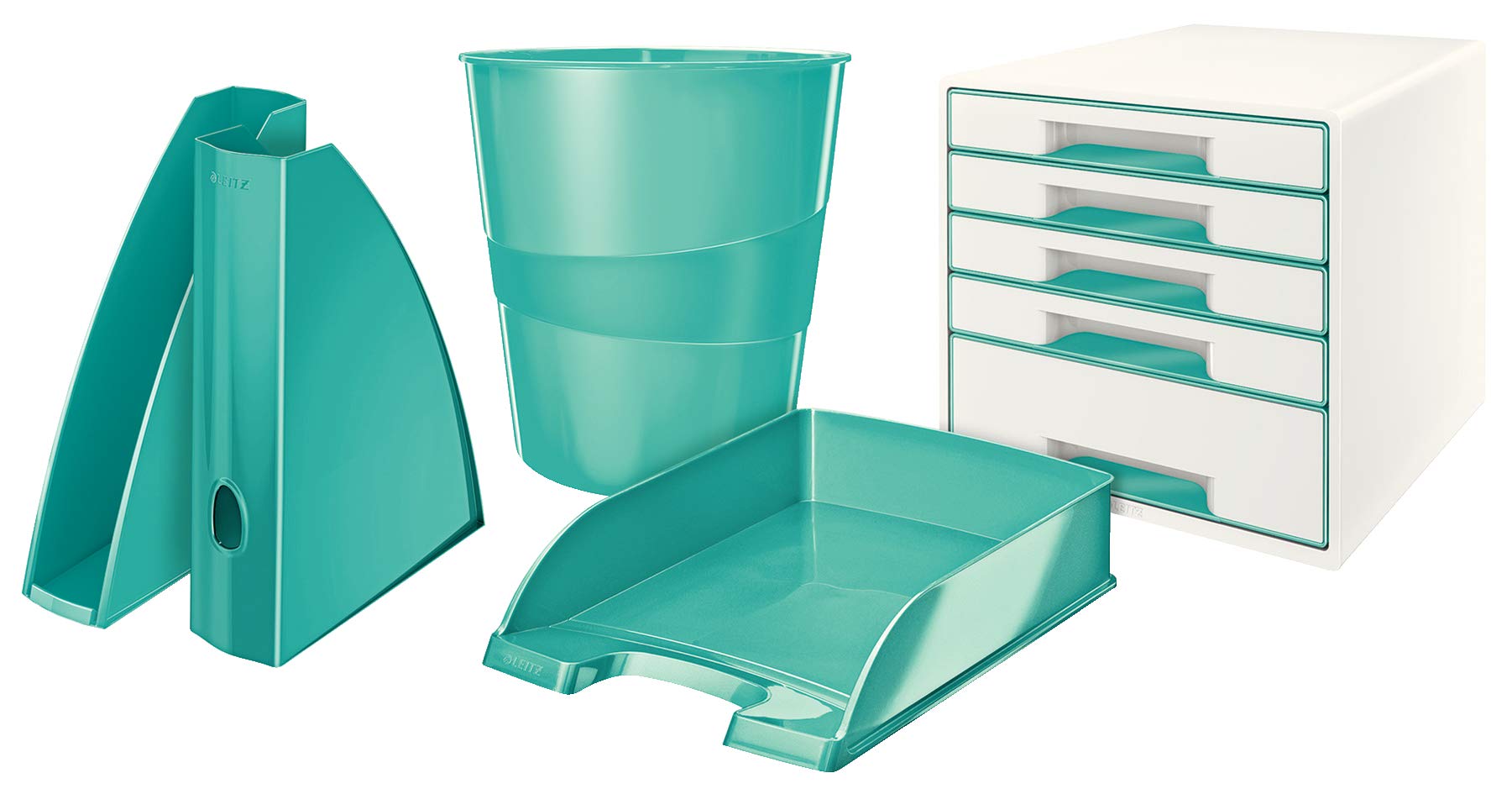 leitz-wow-stehsammler-a4-6er-pack-mit-griffloch-eisblau-52771051 image 3