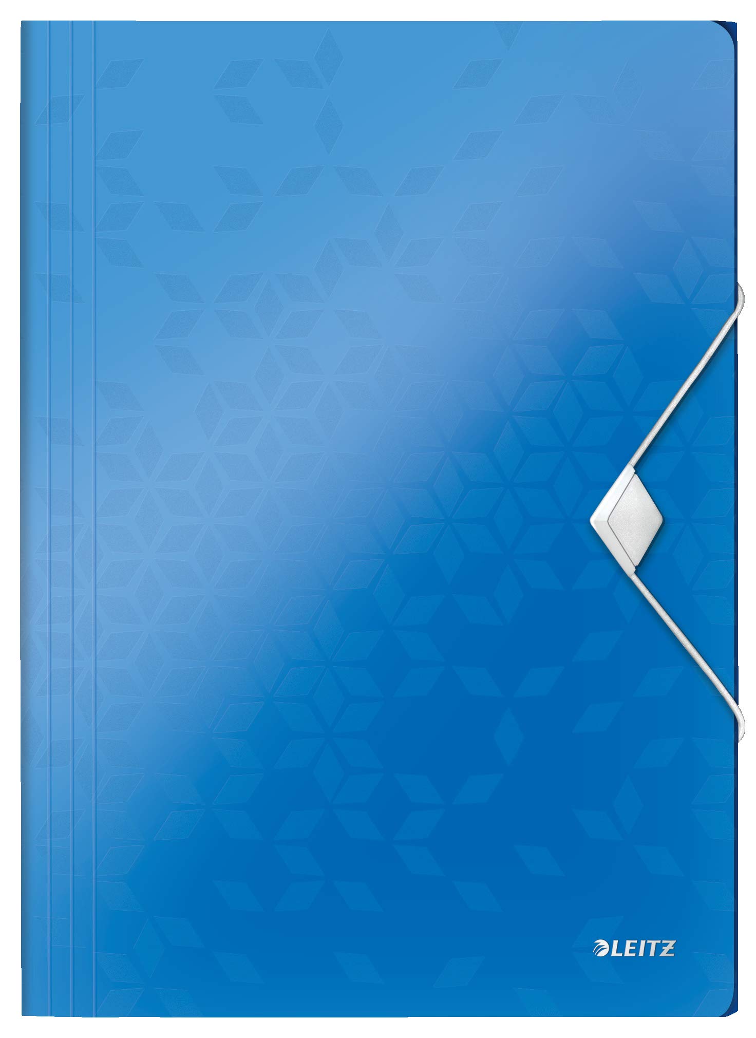 leitz-wow-eckspannermappe-a4-pp-blau-metallic-45990036 image 1