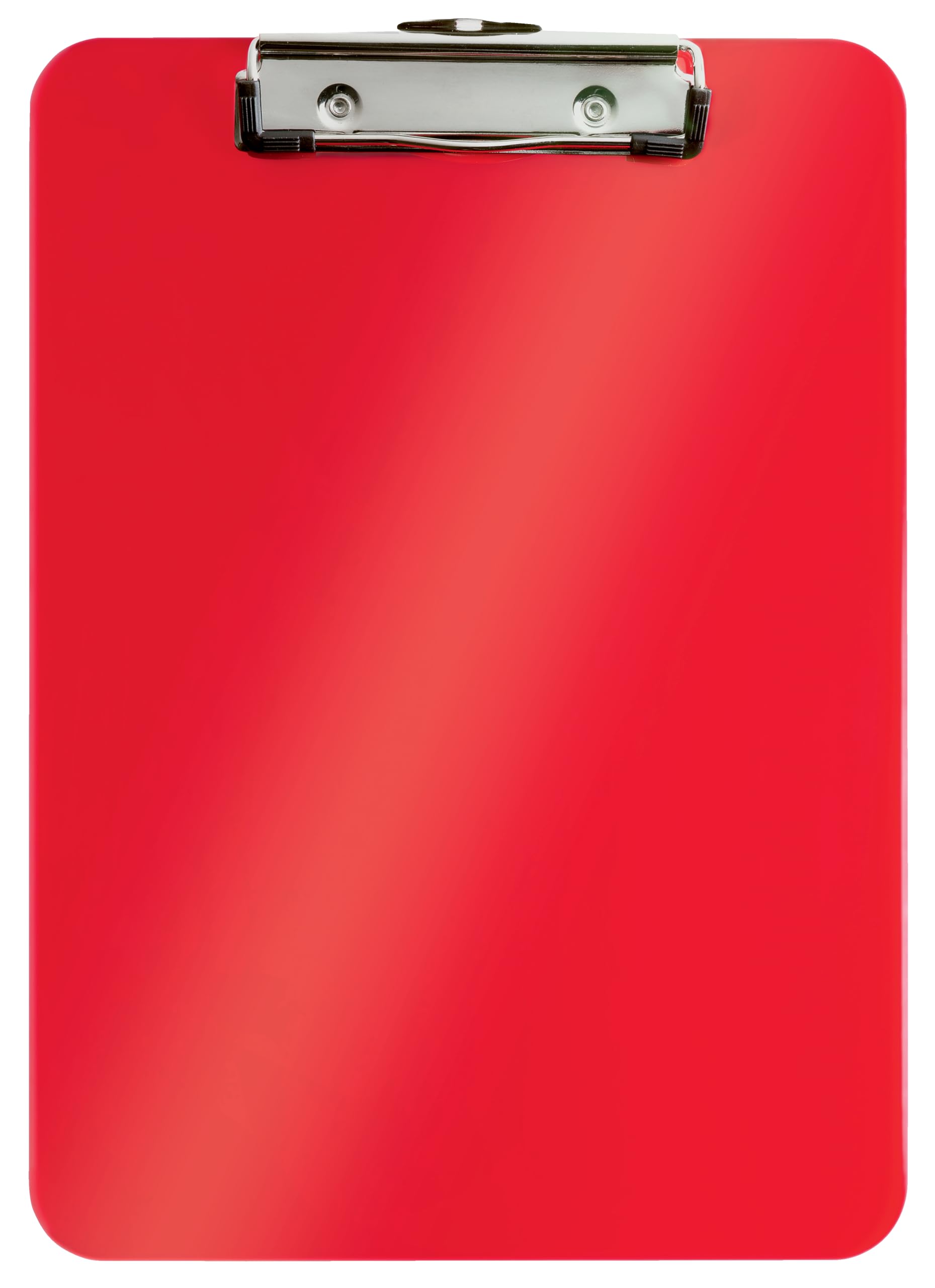 leitz-wow-klemmbrett-a4-39710026-rot-hartplastik-mit-metallklemme-f-r-80-blatt image 1