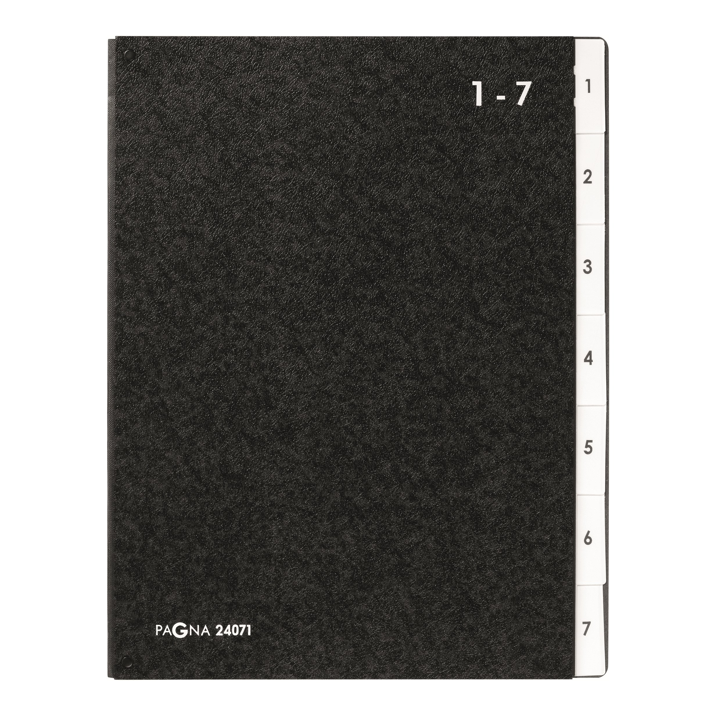 pagna-classic-pultordner-7-f-cher-1-7-schwarz-a-z image 1