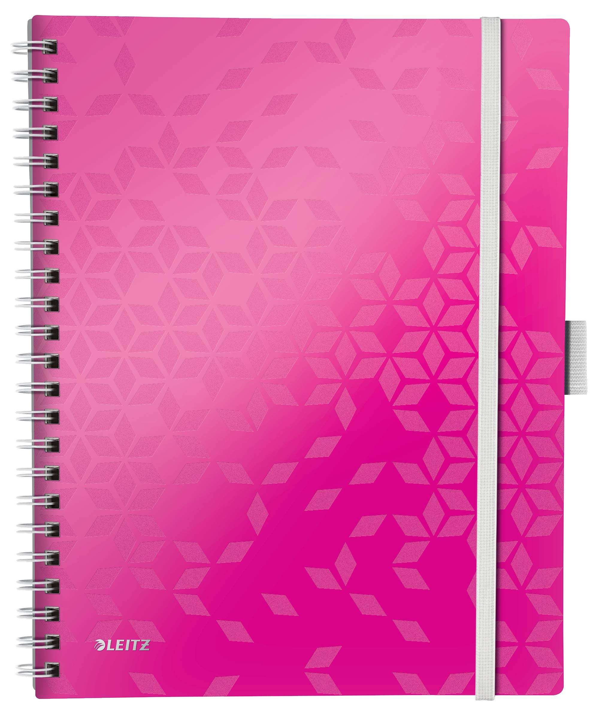 leitz-wow-be-mobile-kollegblock-a4-liniert-pink-metallic-46440023 image 1