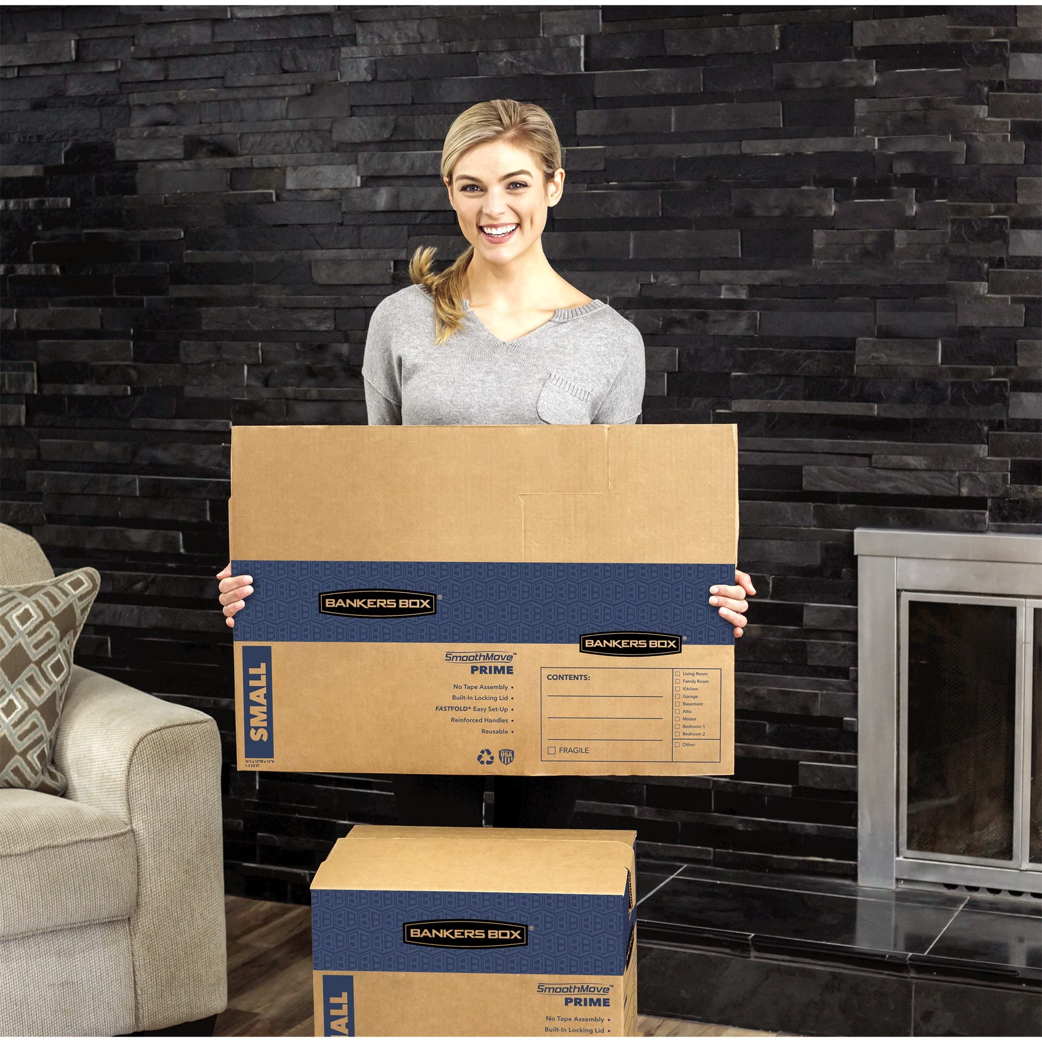bankers-box-smoothmove-prime-umzugskarton-klein-40-6-x-30-5-x-30-5-cm-klebebandf image 2