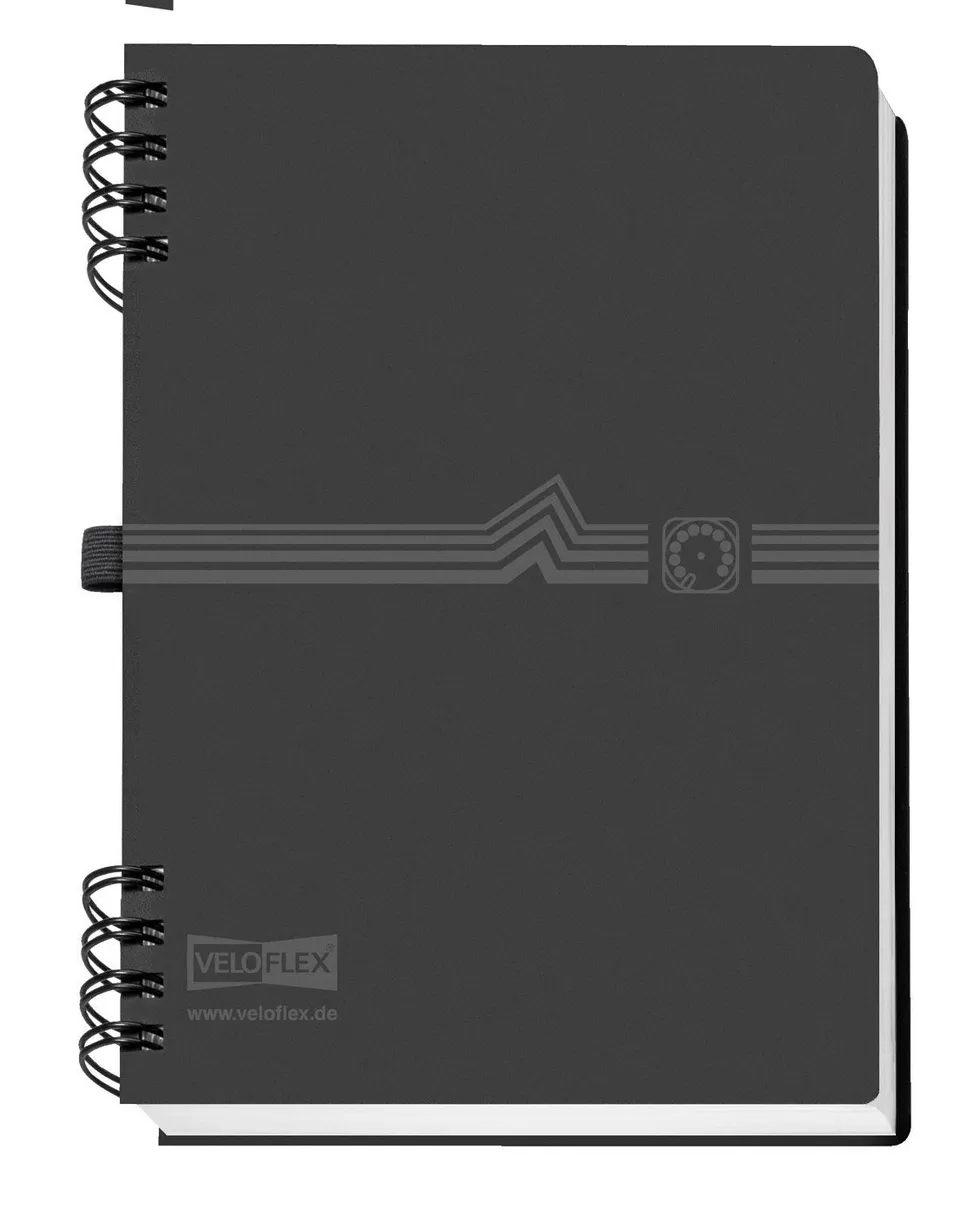 veloflex-veloform-telefonbuch-din-a5-spiralbindung-schwarz image 1