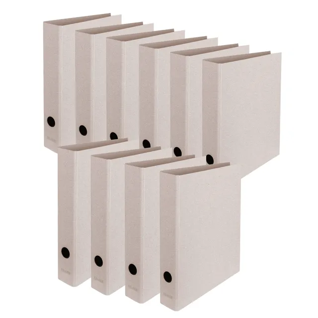 falken-pure-raw-vegan-ordner-din-a4-5-cm-grau-10er-pack image 1