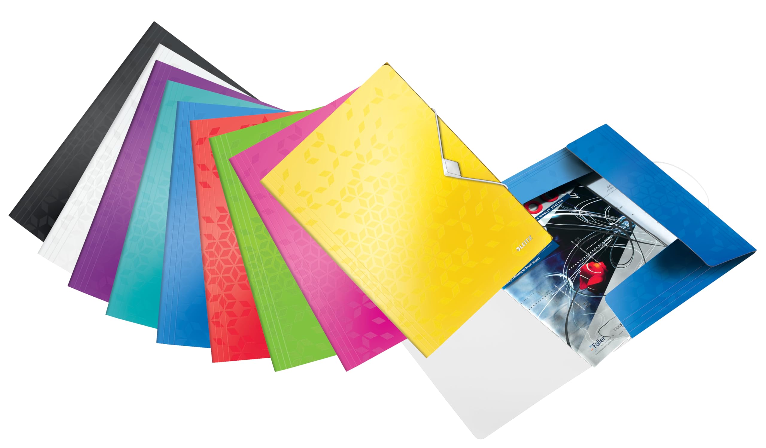 leitz-wow-eckspannermappe-a4-pp-blau-metallic-45990036 image 5