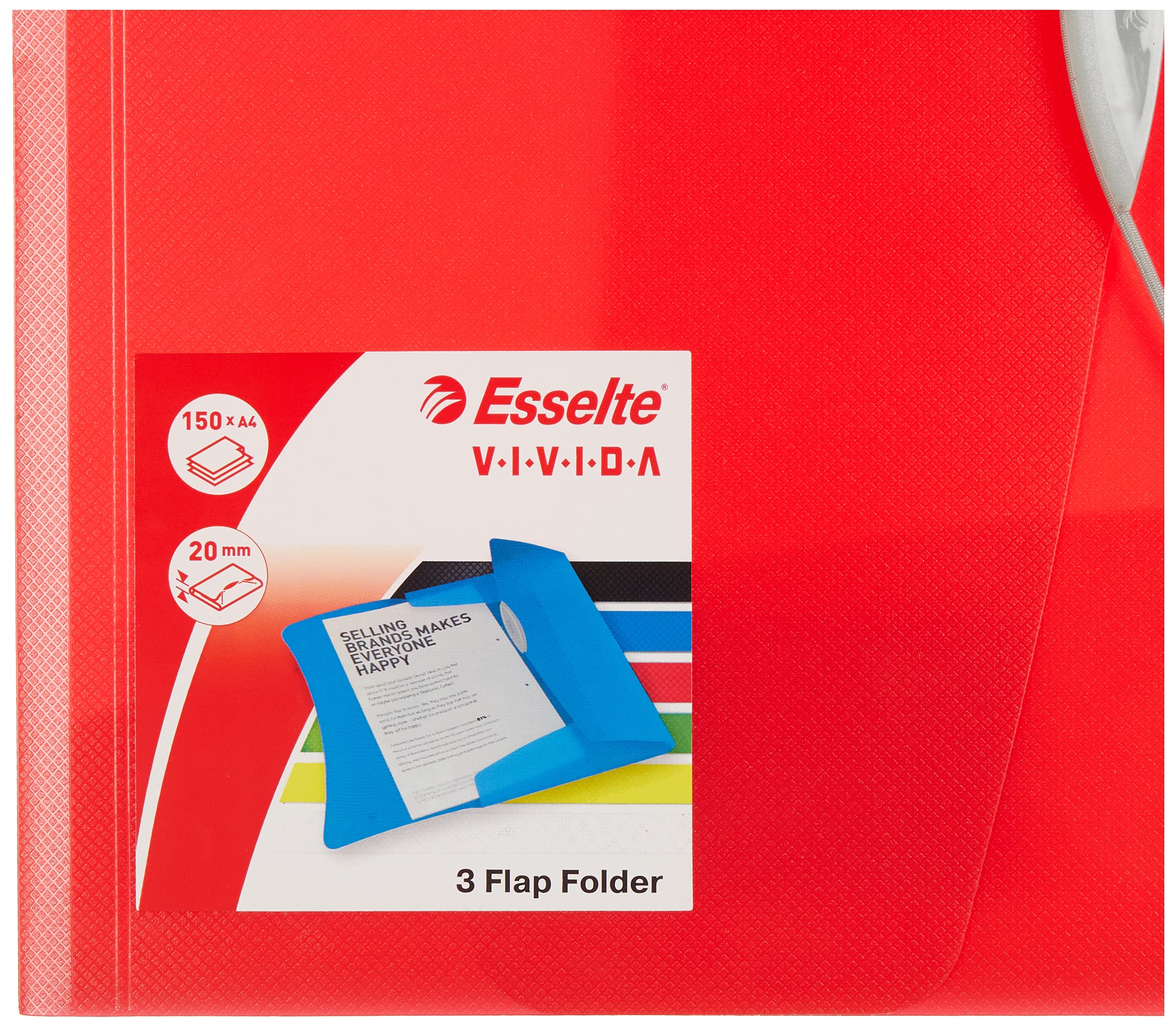 esselte-vivida-dokumentenmappe-din-a4-pp-rot-624042 image 3