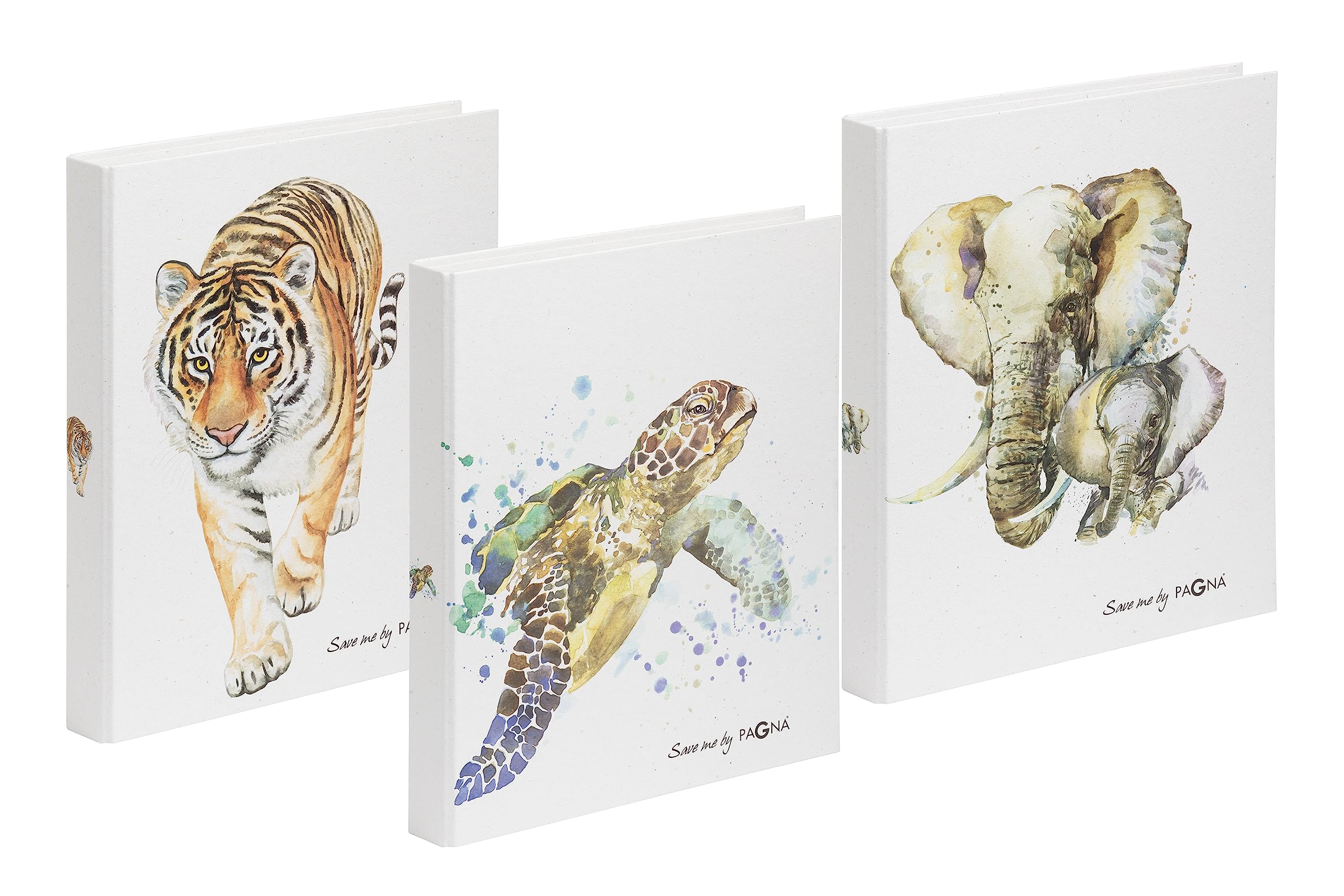 pagna-save-me-no-3-ringbuch-a4-9er-pack-sortiert-tiger-schildkr-te-elefant image 1