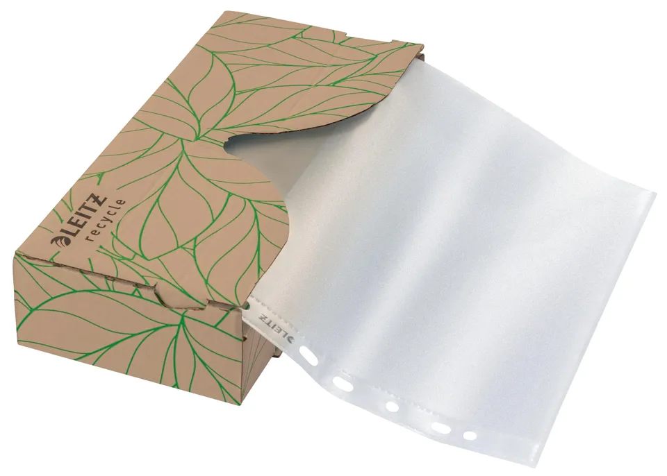 leitz-recycle-prospekth-llen-a4-70-mikron-transparent-40-st-ck-40220003 image 1