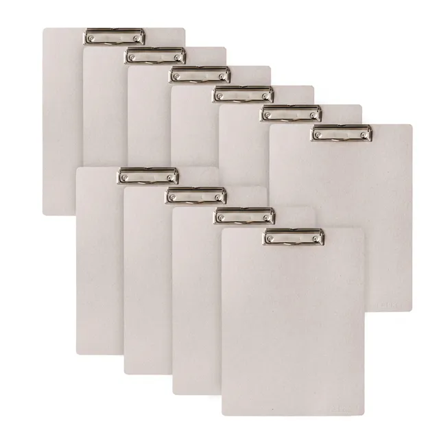 falken-pure-raw-vegan-klemmbrett-din-a4-grau-10er-pack image 1
