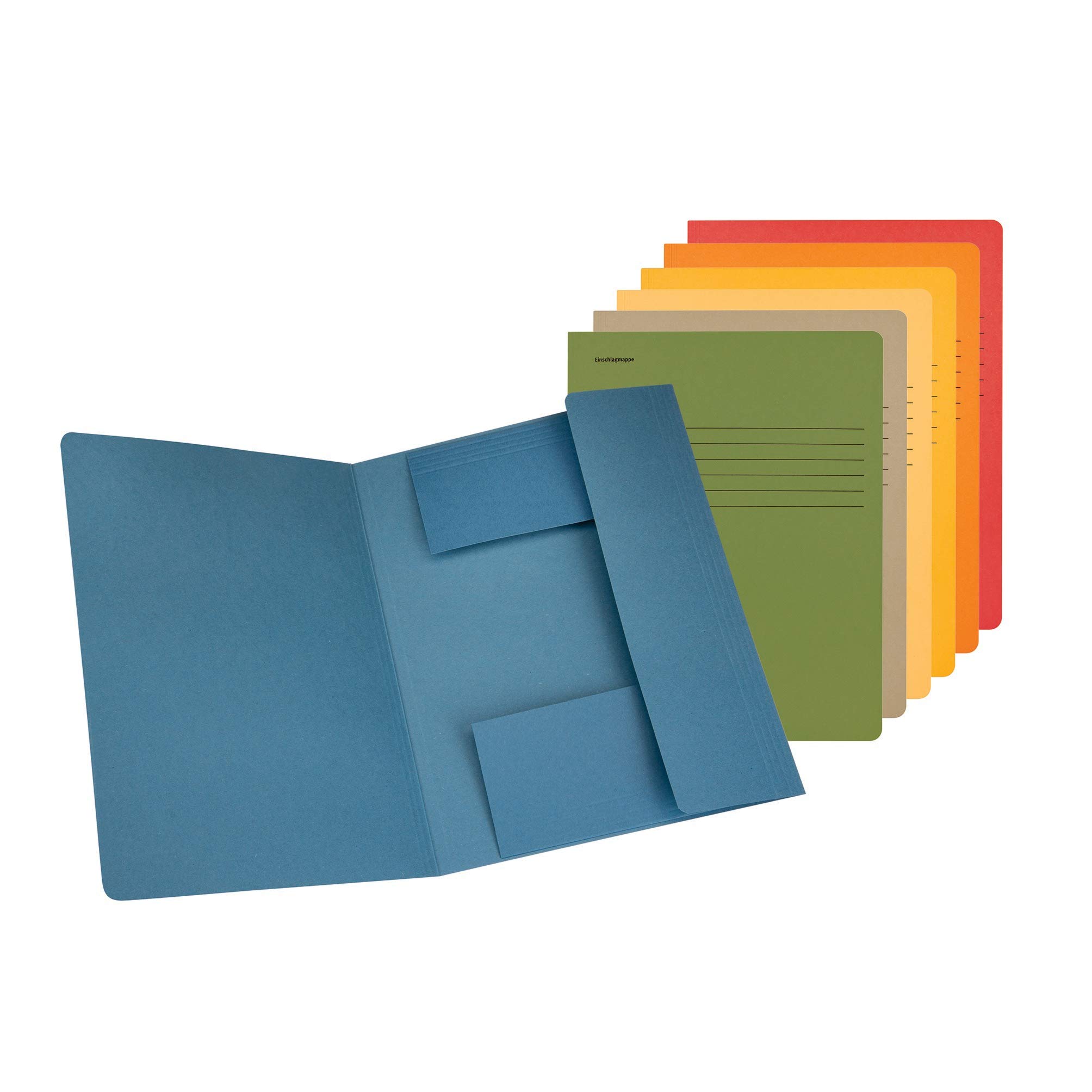 falken-einschlagmappe-din-a4-mit-3-klappen-25-st-ck-blau image 5