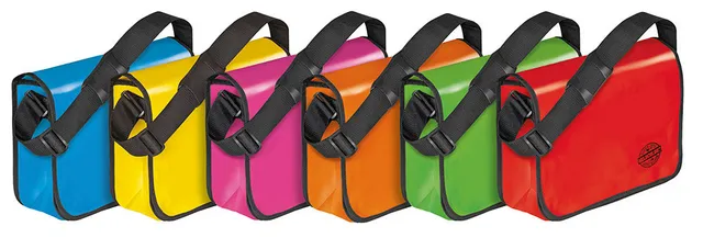 veloflex-umh-ngetasche-velocolor-f-r-briefordner-aus-lkw-plane-gelb image 1