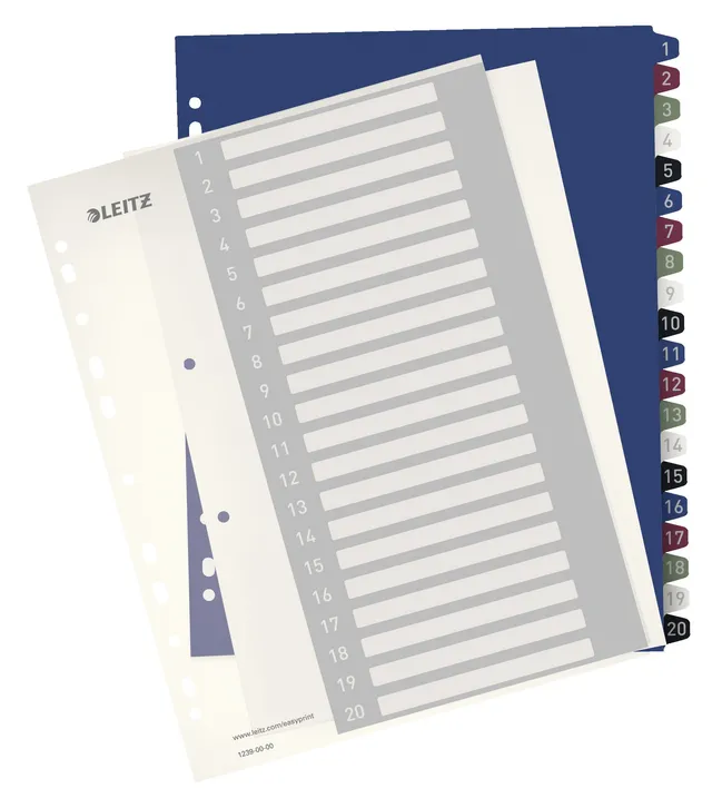 leitz-style-register-a4-1-20-berbreite-pp-12390000 image 1