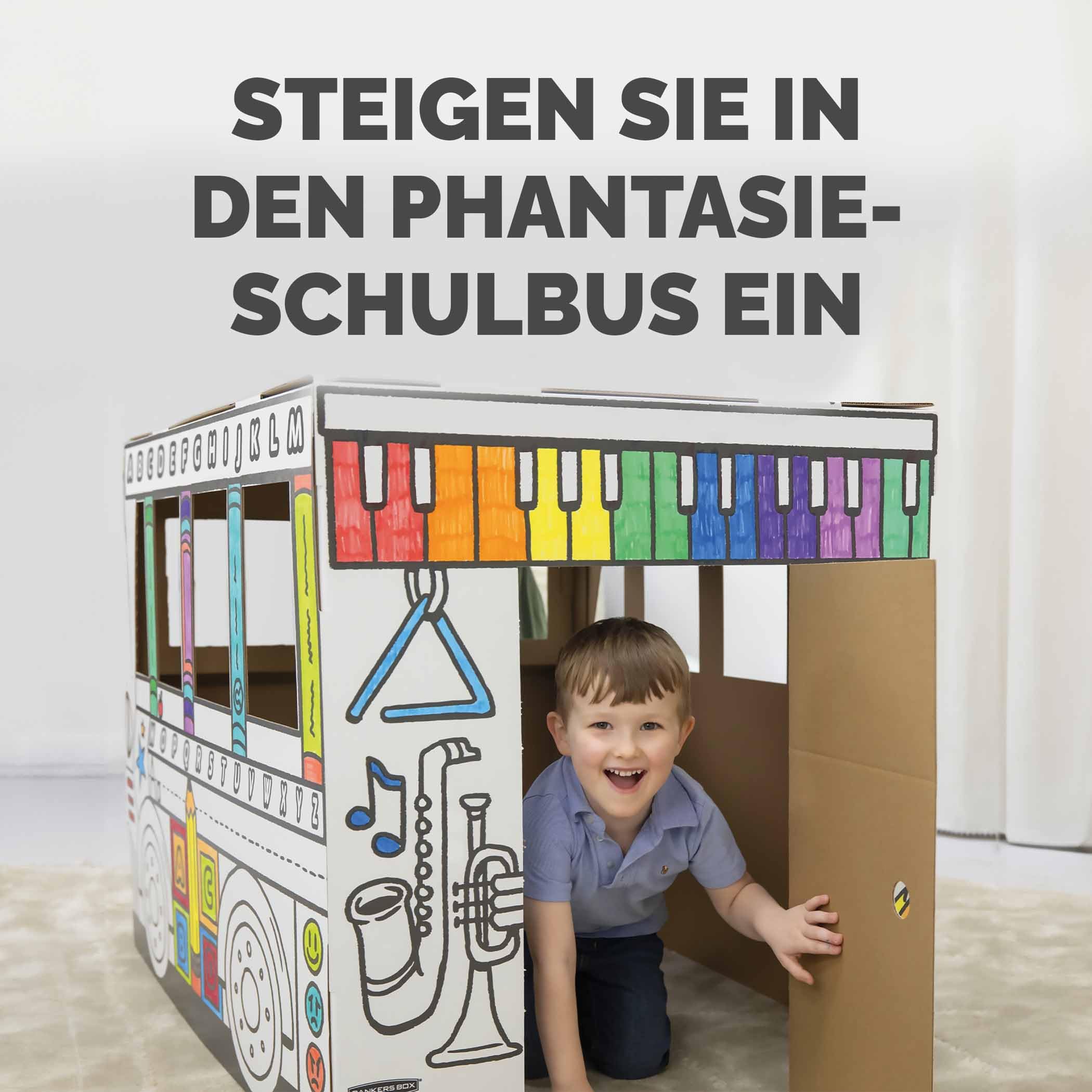 bankers-box-colour-in-schulbus-spielhaus-114-3-cm-ausmalbares-papp-spielhaus-ab- image 3