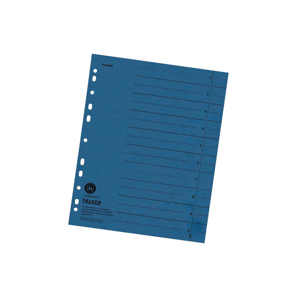 falken-trennbl-tter-100er-pack-din-a4-blau-recycling-karton-blauer-engel image 1