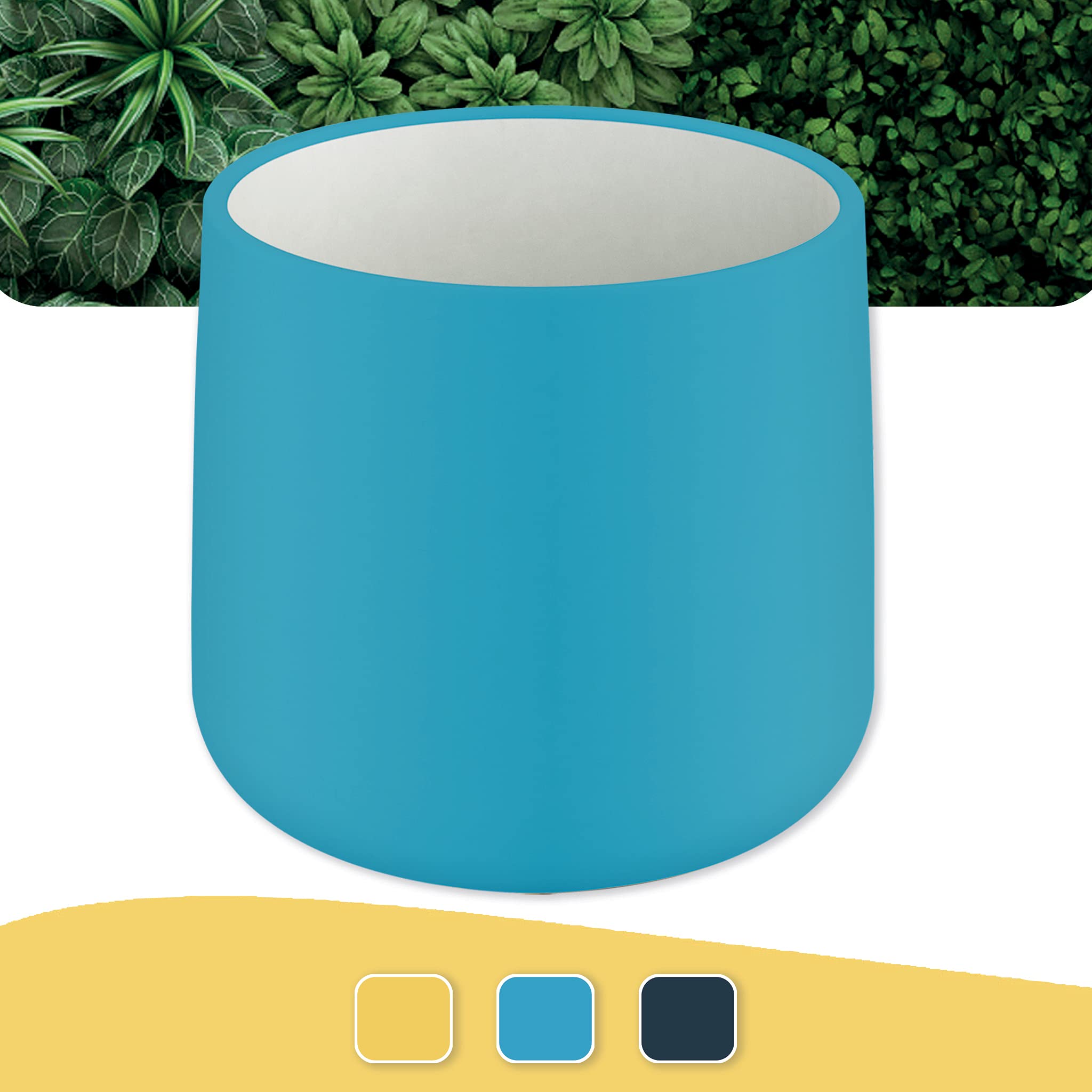 leitz-cosy-keramik-blumentopf-pflanzentopf-sanftes-blau-143-x-122-x-130-mm image 2