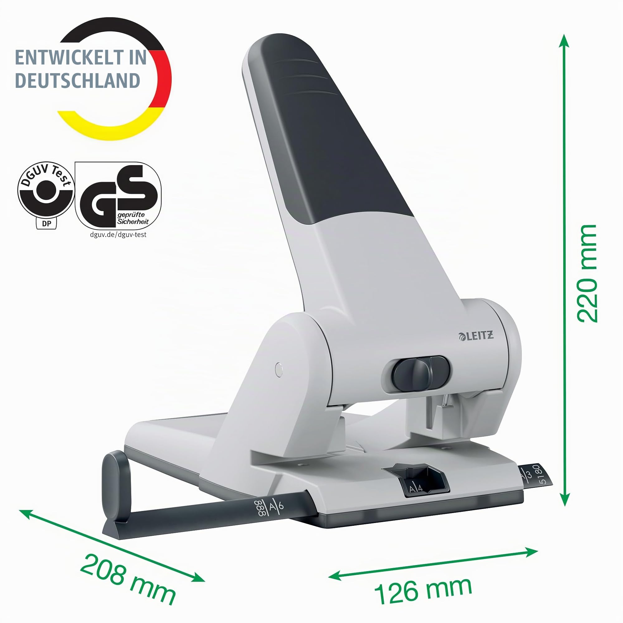 leitz-nexxt-registratur-locher-51800084-wei-f-r-65-blatt image 2