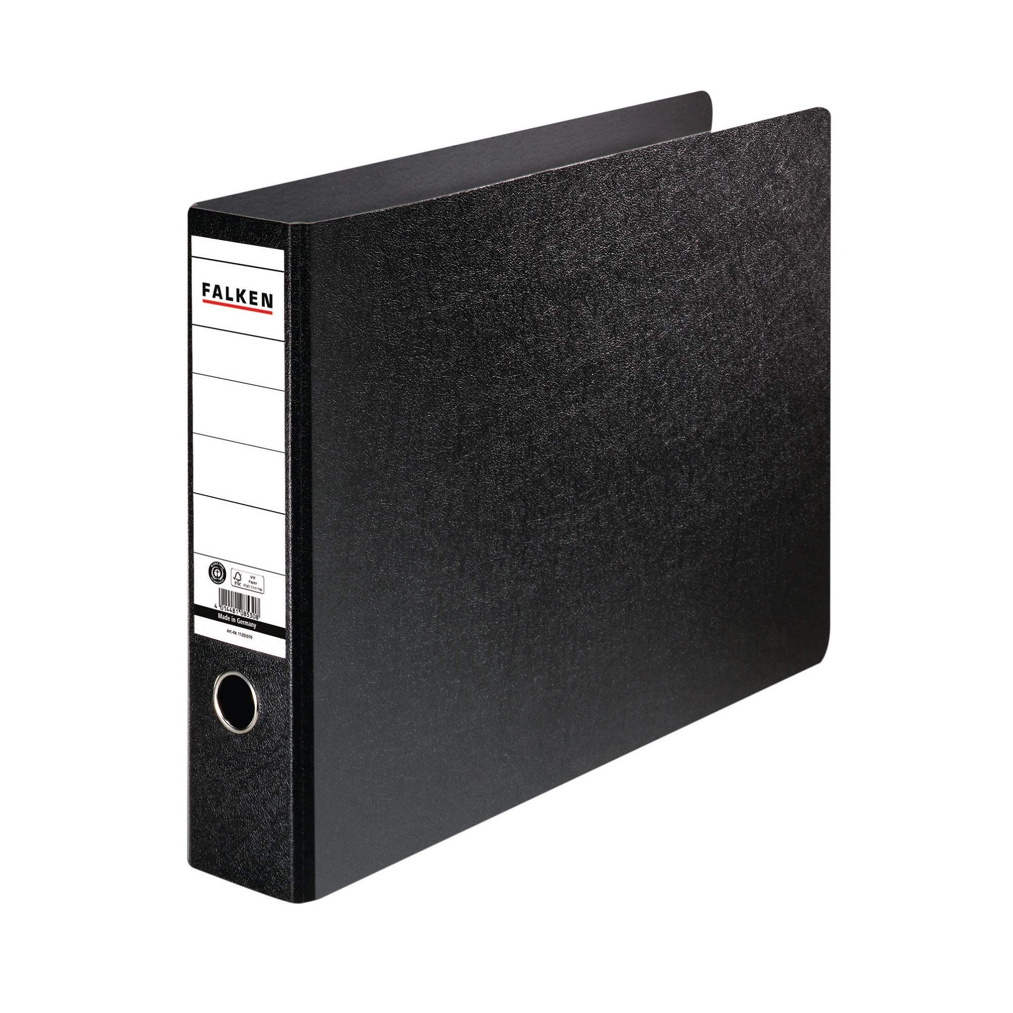 falken-ordner-din-a3-quer-80-mm-schwarz-hartpappe image 1