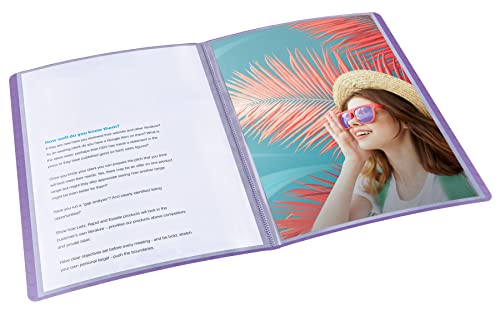 esselte-colour-breeze-a4-sichtbuch-40-h-llen-lavendel image 8