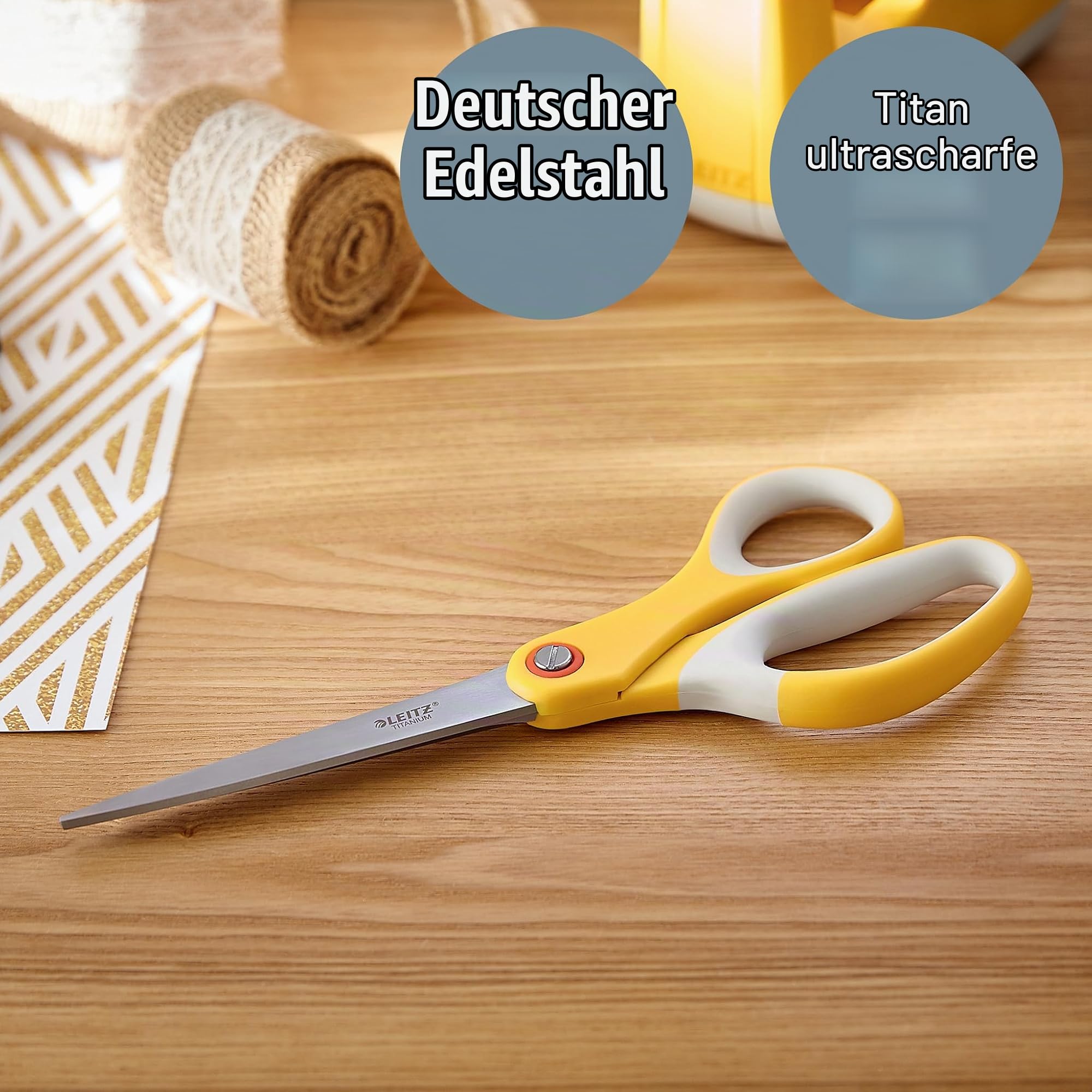 leitz-cosy-beidh-ndige-schere-titan-53320019-warmes-gelb image 3