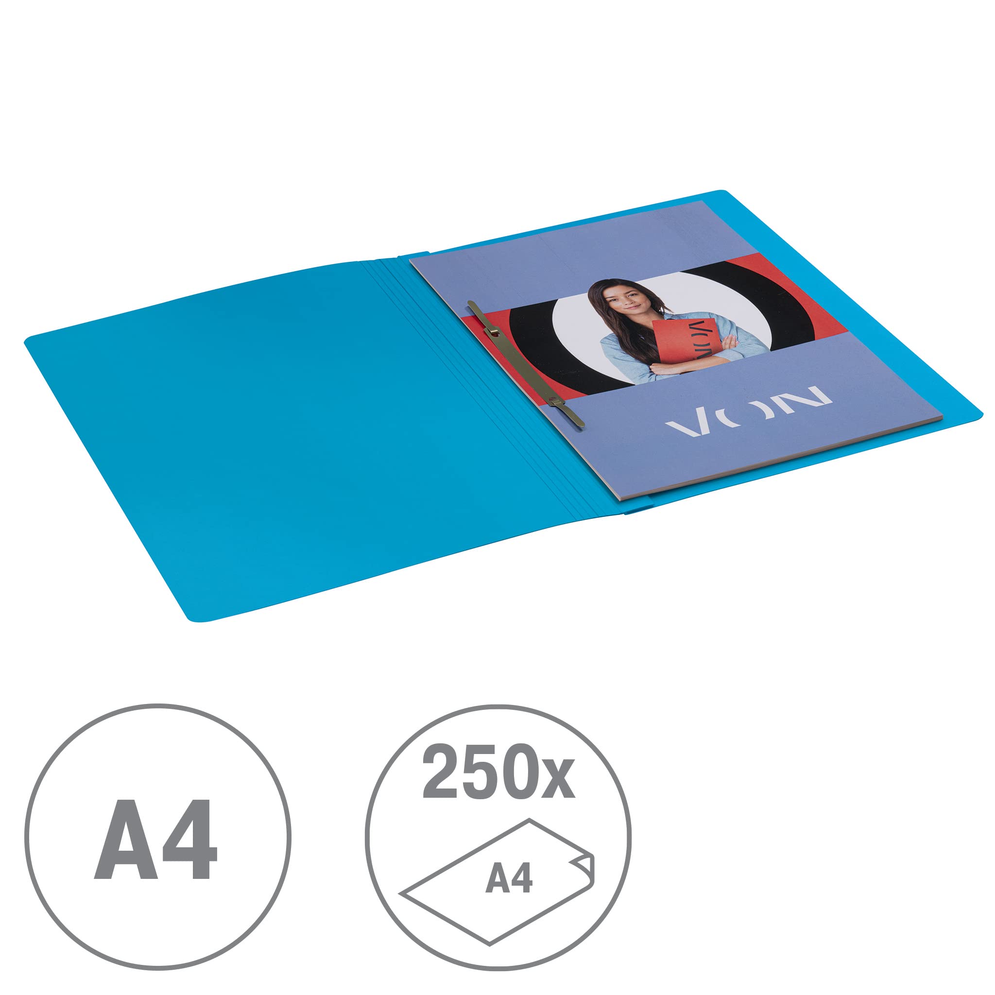 von-leitz-schnellhefter-a4-10er-pack-blau-recycling-30160035 image 2