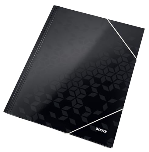 leitz-wow-3-klappen-mappe-39820095-schwarz-a4-f-r-bis-zu-150-blatt-mit-gummizug image 7