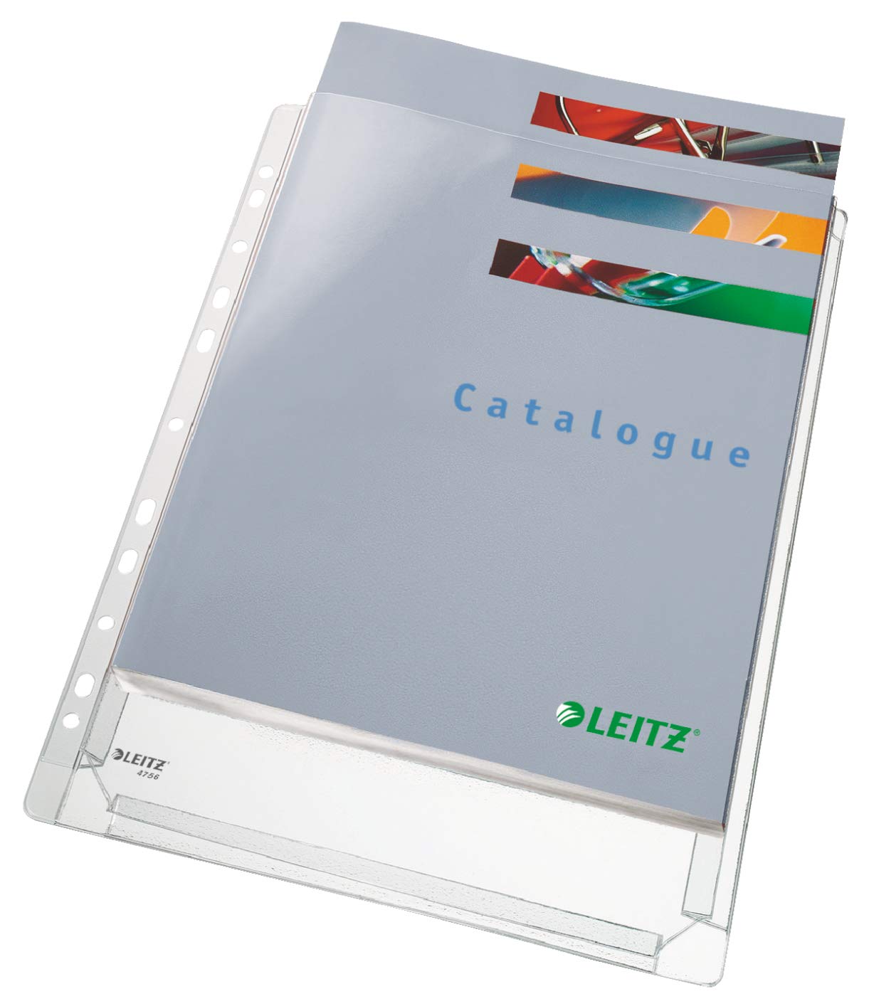 leitz-standard-maxi-prospekth-llen-a4-5-st-ck-erweiterbar-f-r-200-blatt-0-17-mm image 1