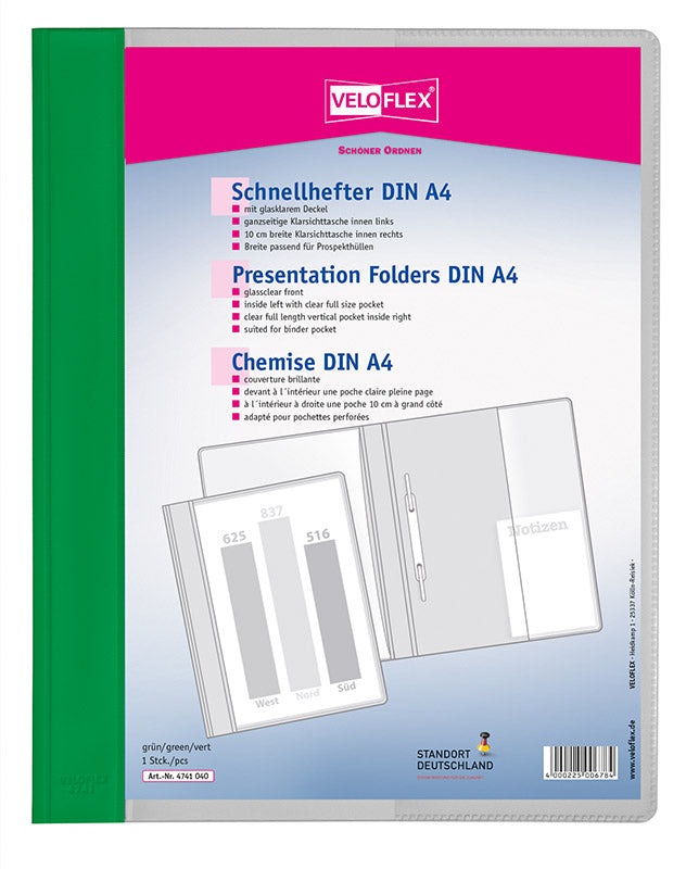 veloflex-schnellhefter-veloform-din-a4-pvc-gelb-vorderdeckel-glasklar image 5