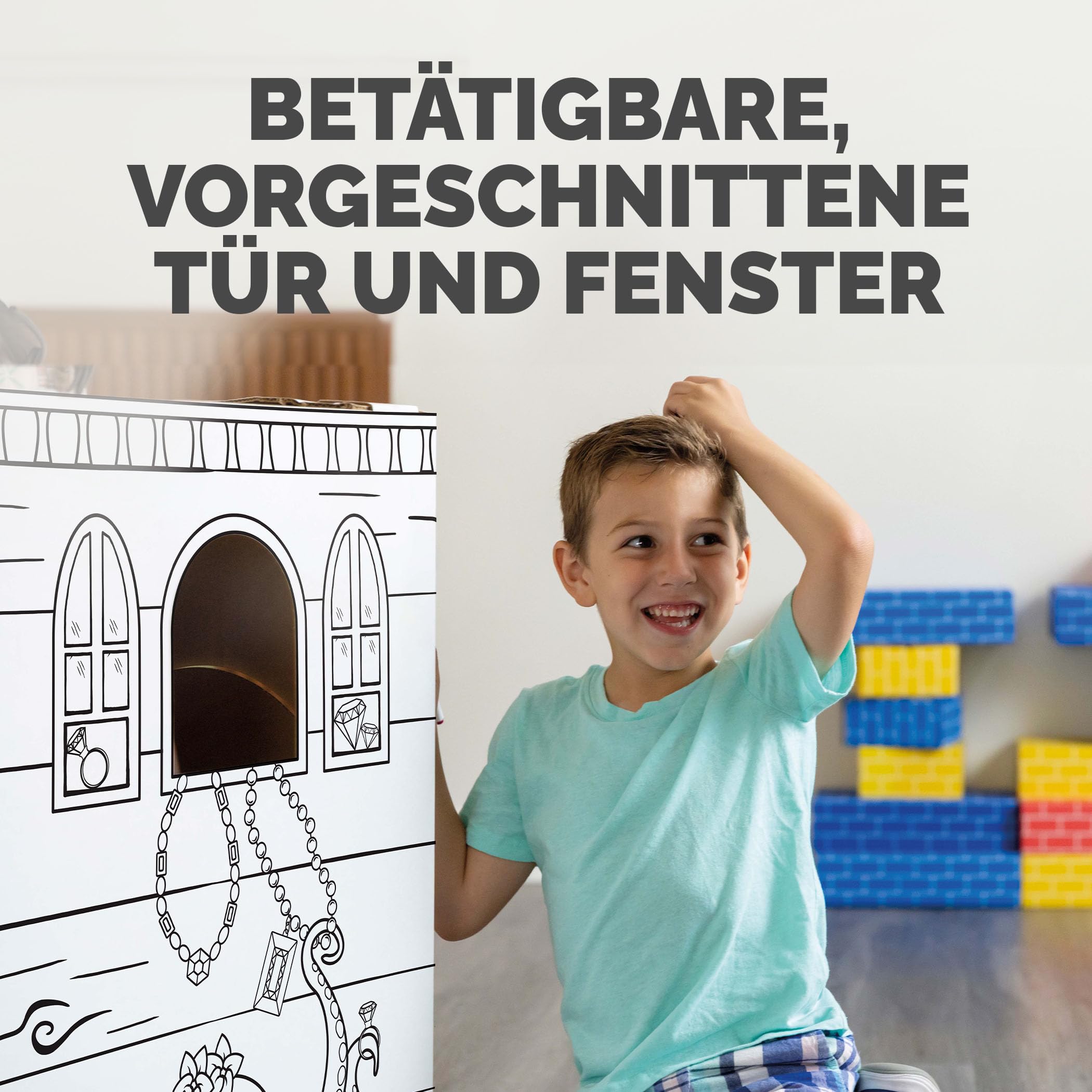 bankers-box-piratenschiff-spielhaus-xl-79-x-135-cm-ausmalbares-papphaus-ab-3-jah image 5