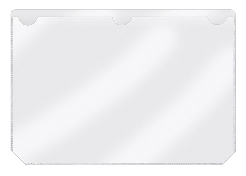 veloflex-selbstklebende-kennzeichnungstasche-pvc-220-x-145-mm-transparent image 1