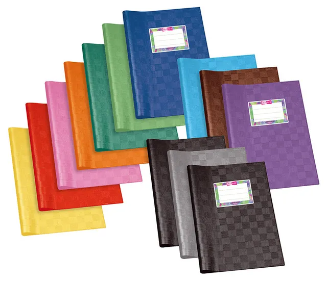 veloflex-schulhefth-lle-din-a5-pp-bastnarbung-rosa-mit-namensetikett image 1