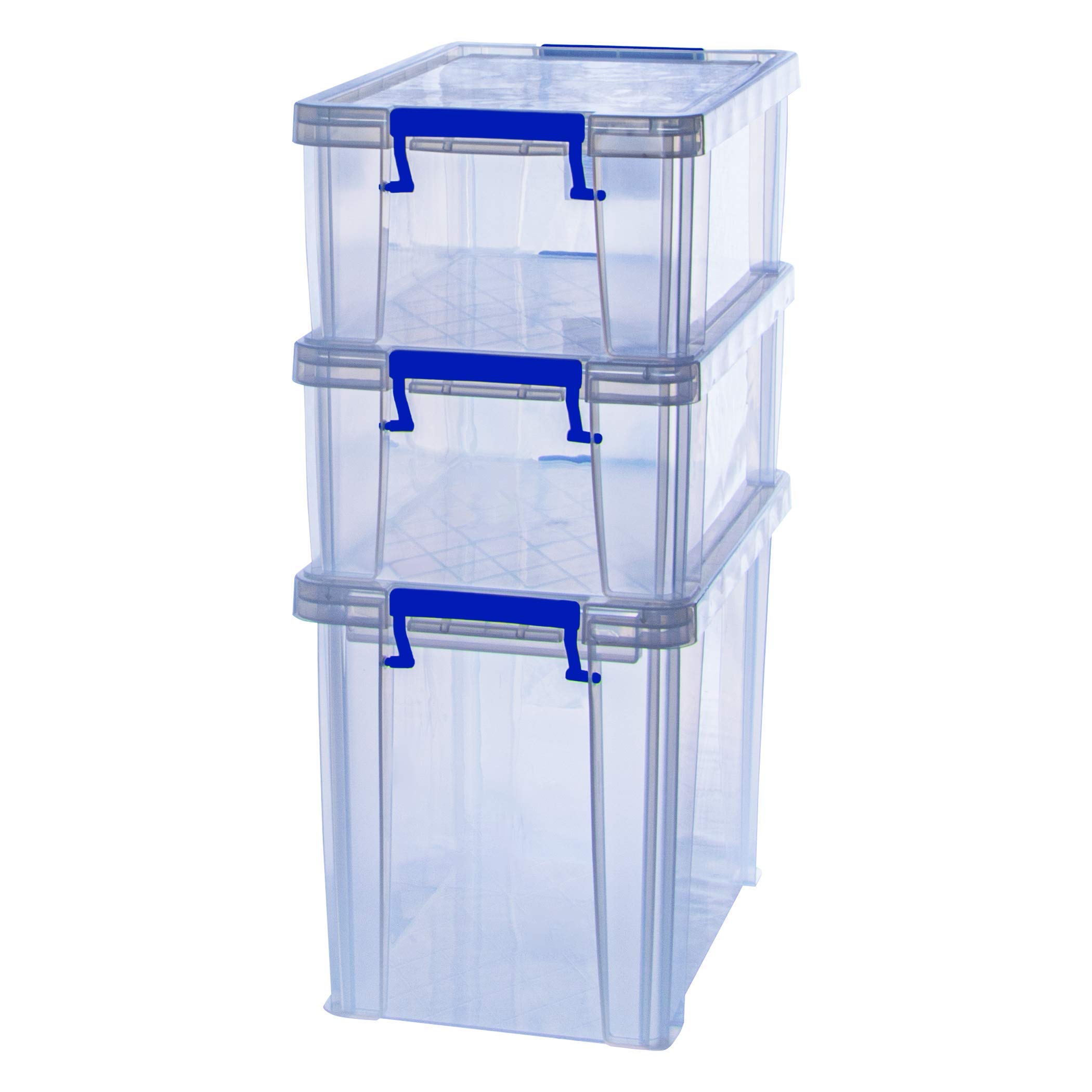 bankers-box-prostore-aufbewahrungsboxen-mit-deckel-set-2x-10-liter-1x-18-5-liter image 1