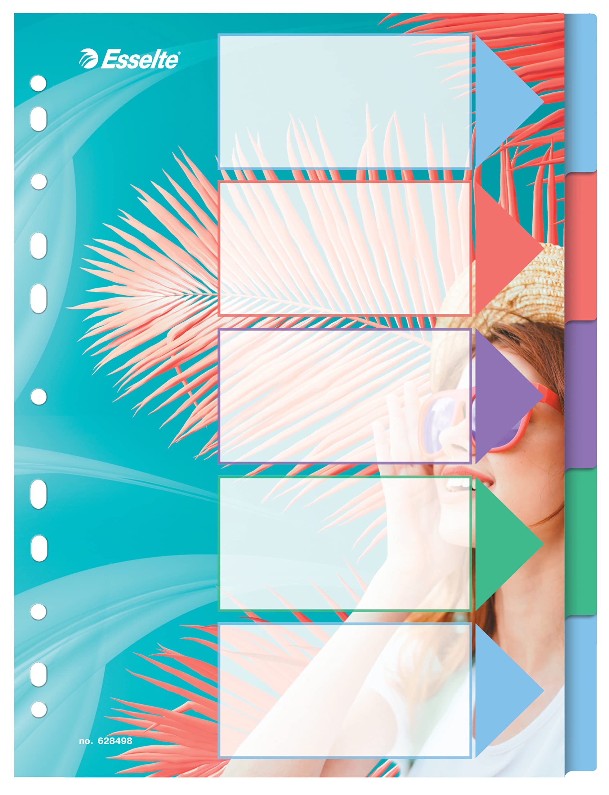esselte-colour-breeze-a4-registerkarten-1-5-5-trennbl-tter-mehrfarbig image 1