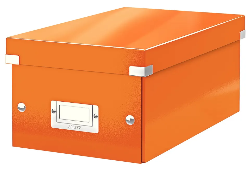 leitz-click-store-dvd-aufbewahrungsbox-mit-deckel-orange-60420044 image 1