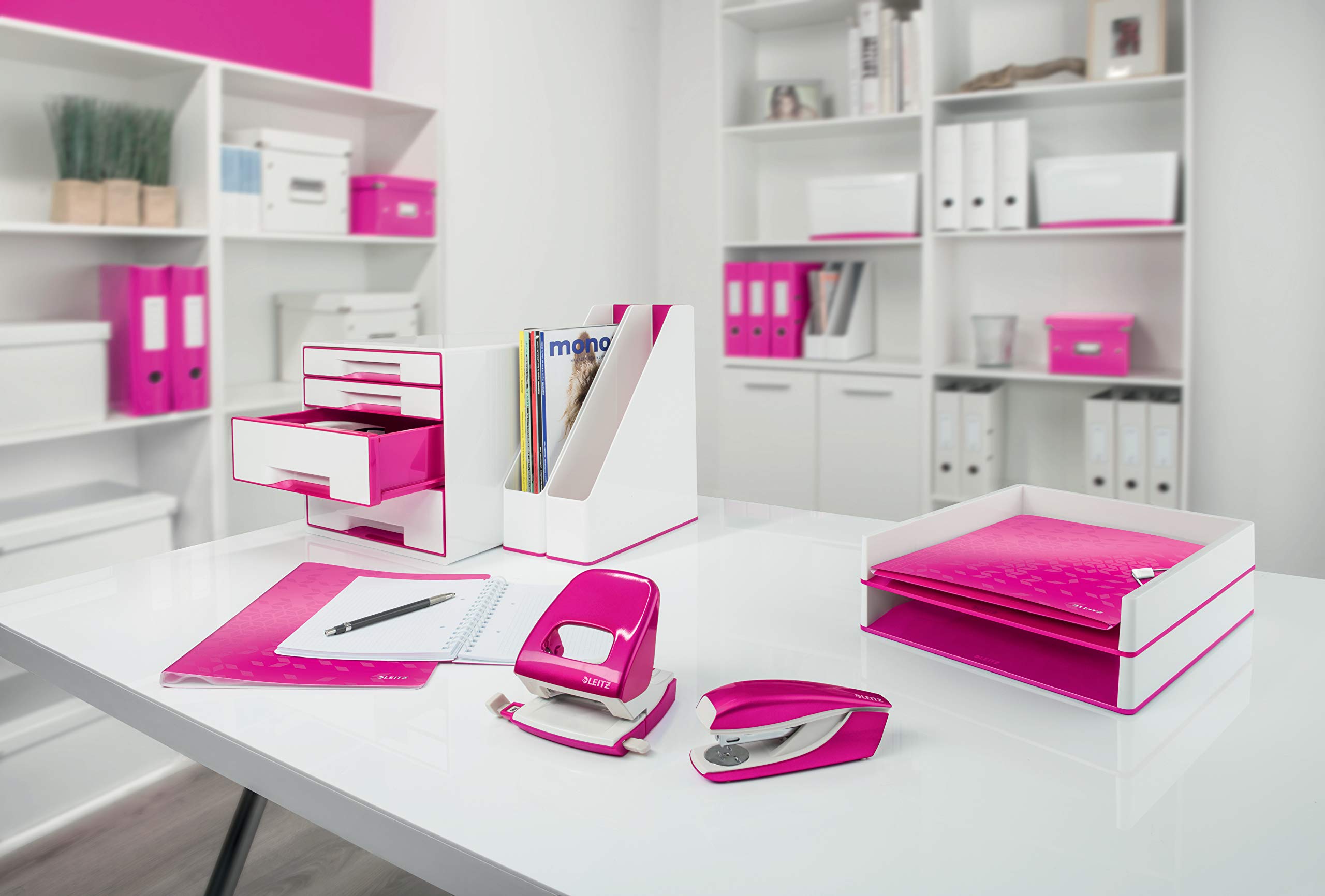 leitz-wow-be-mobile-kollegblock-a4-liniert-pink-metallic-46440023 image 7