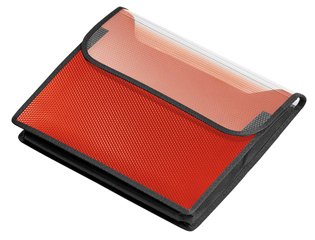 veloflex-velobag-tagungsmappe-din-a4-quer-pp-55-mm-rot-mit-klettverschluss image 2
