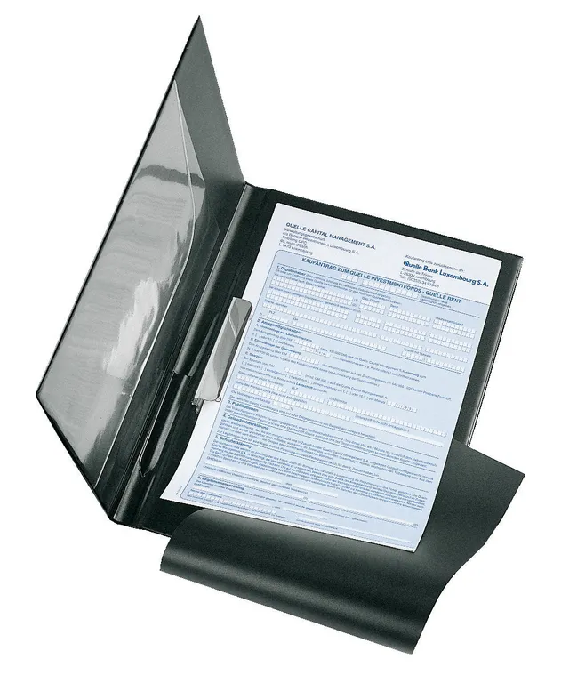 veloflex-clipboard-auftragsmappe-din-a4-hoch-schwarz image 1