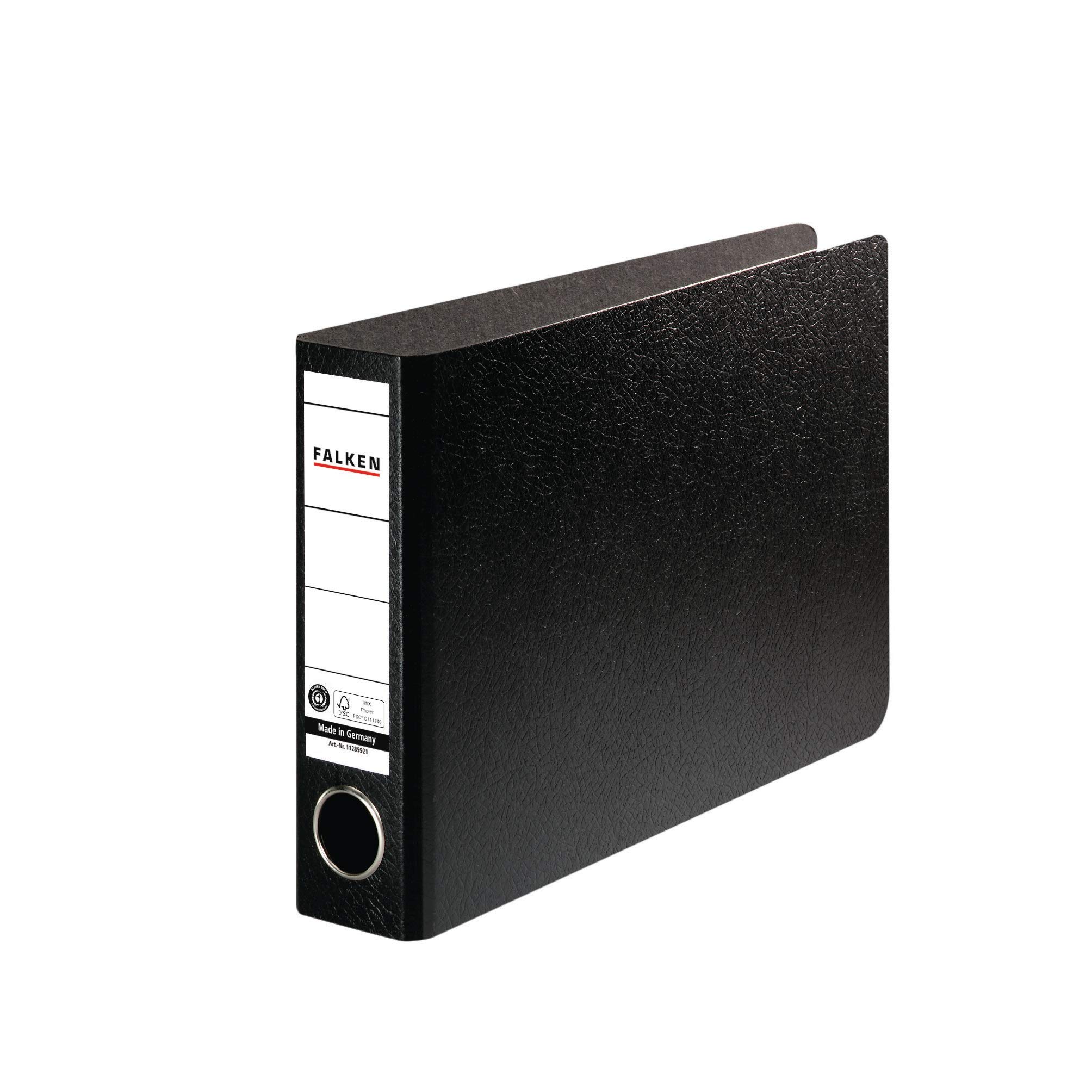 falken-ordner-a5-quer-5-cm-schwarz-hartpappe image 1