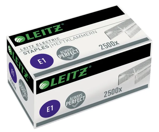 leitz-electric-heftklammern-e1-verzinkt-2500-st-ck-55680000 image 1