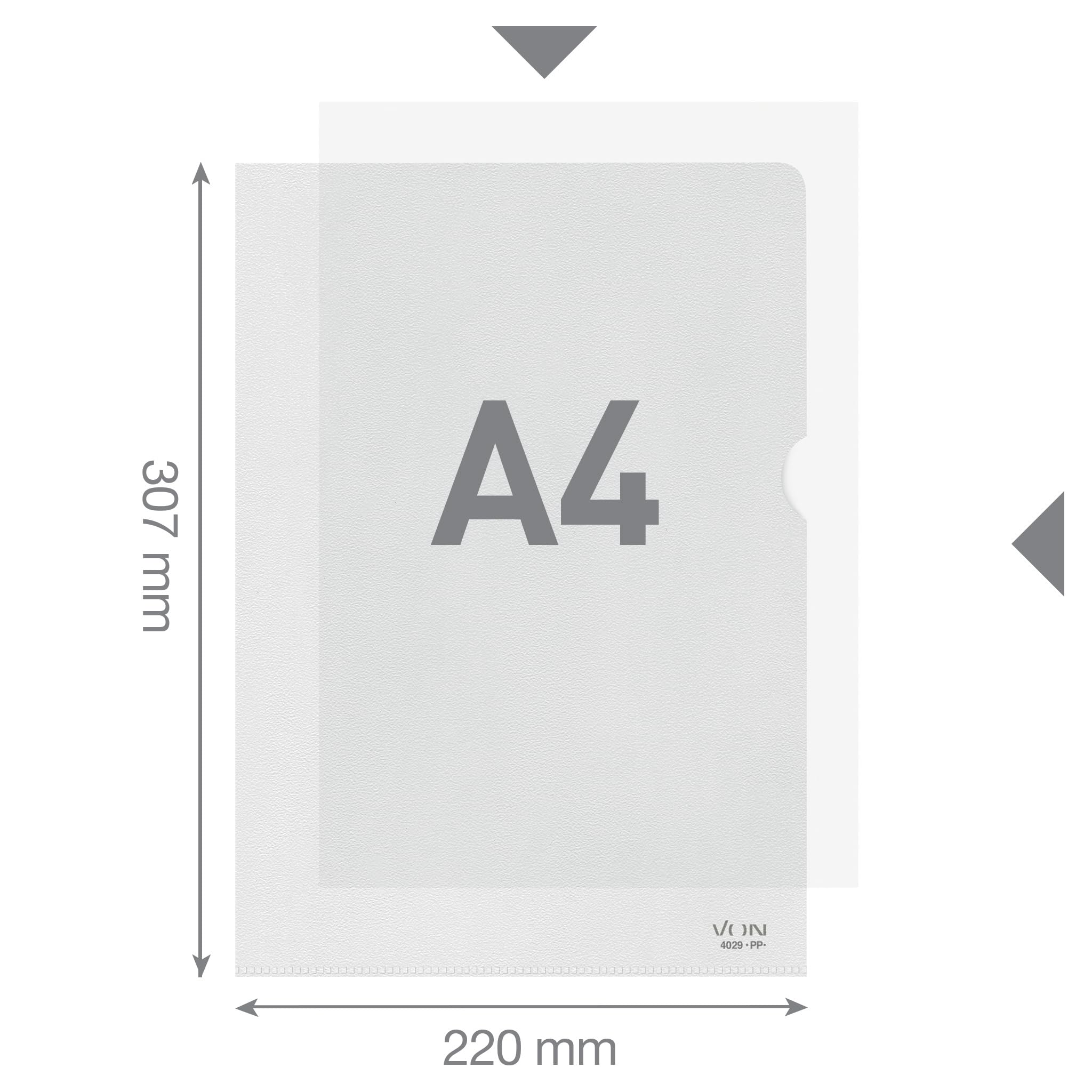leitz-wow-sichth-lle-a4-115-mic-transparent-50er-pack-40291003 image 4