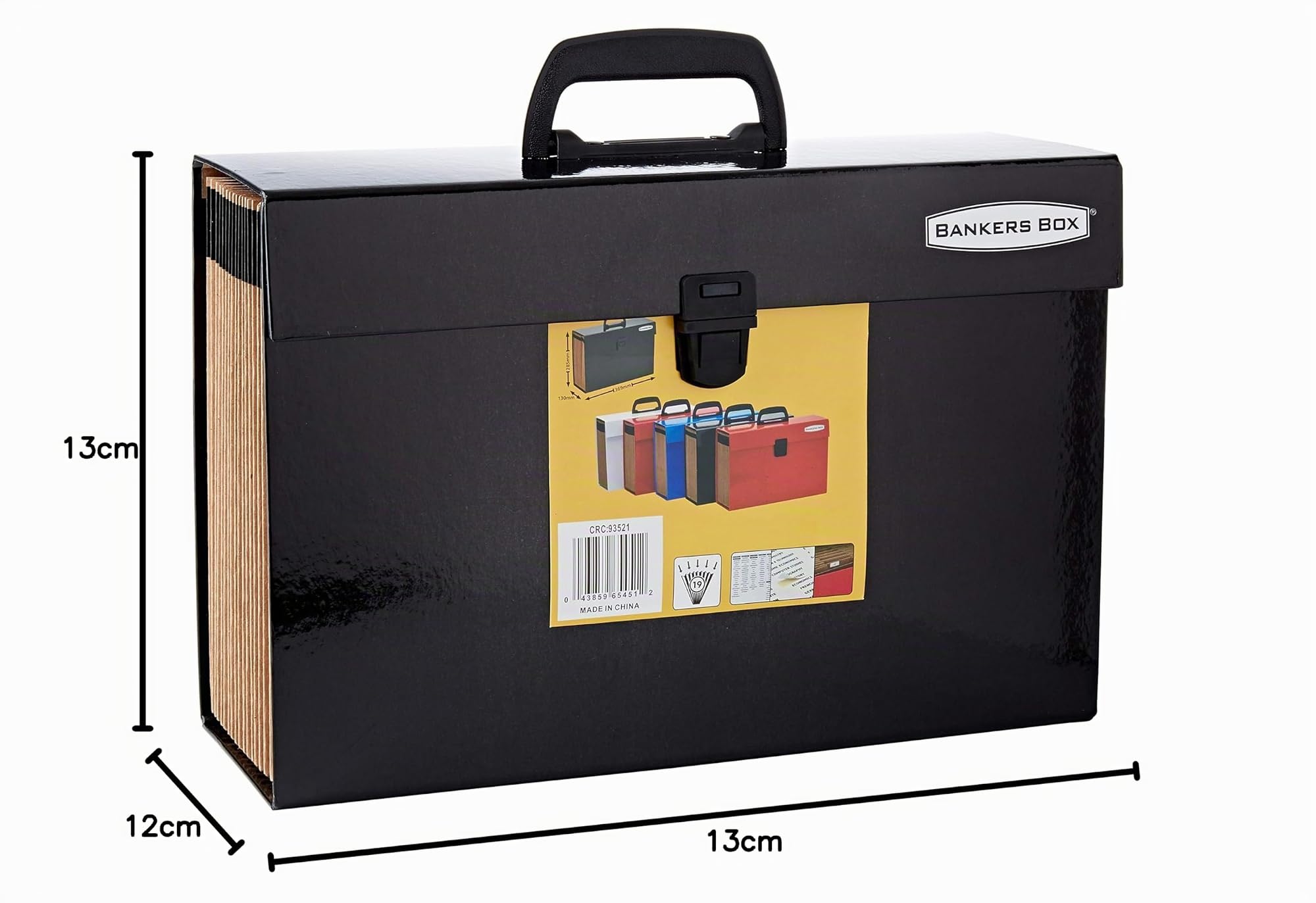 bankers-box-handifile-f-chermappe-19-f-cher-a4-mit-griff-schwarz image 6
