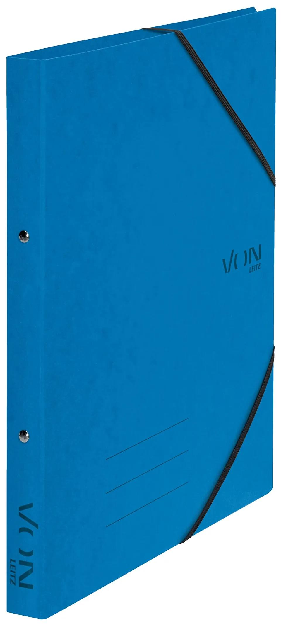 leitz-von-ringbuch-a4-2-ringe-25-mm-f-r-140-blatt-blau-5-st-ck image 1