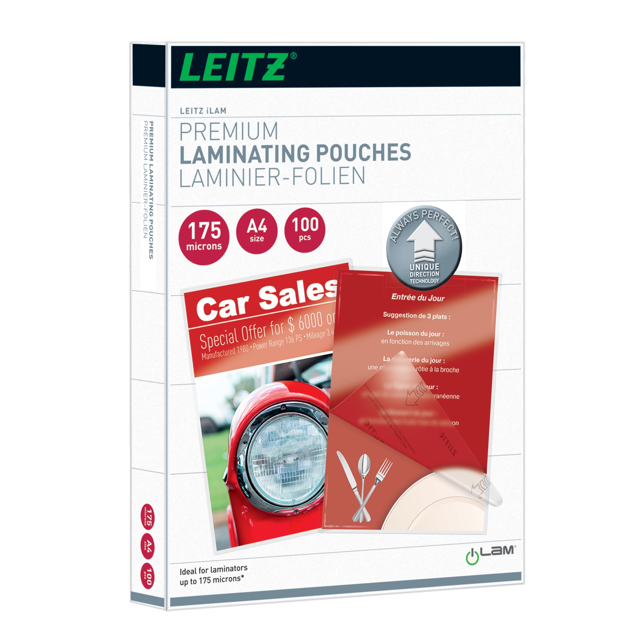 leitz-ilam-hei-laminierfolien-a4-175-mic-gl-nzend-100-st-ck image 1