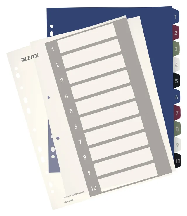 leitz-style-register-a4-1-10-berbreite-pp-12370000 image 1
