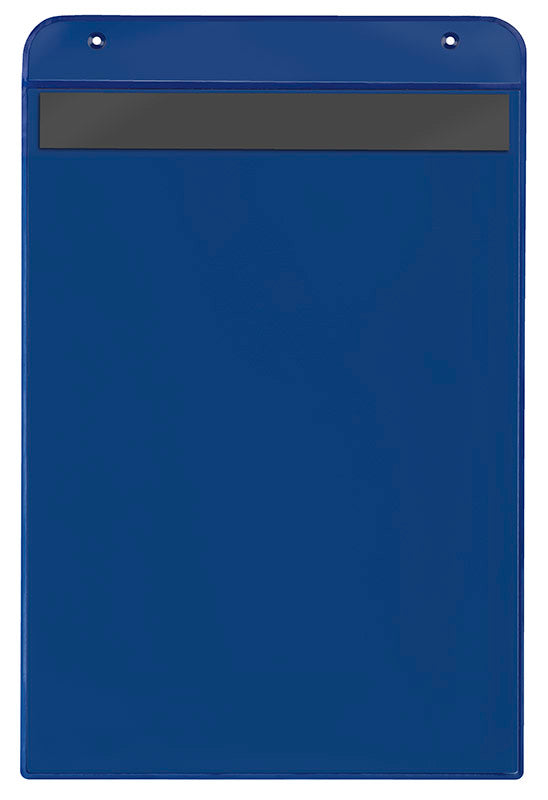 veloflex-magnettasche-din-a4-hochformat-pvc-blau-mit-magnetstreifen image 2