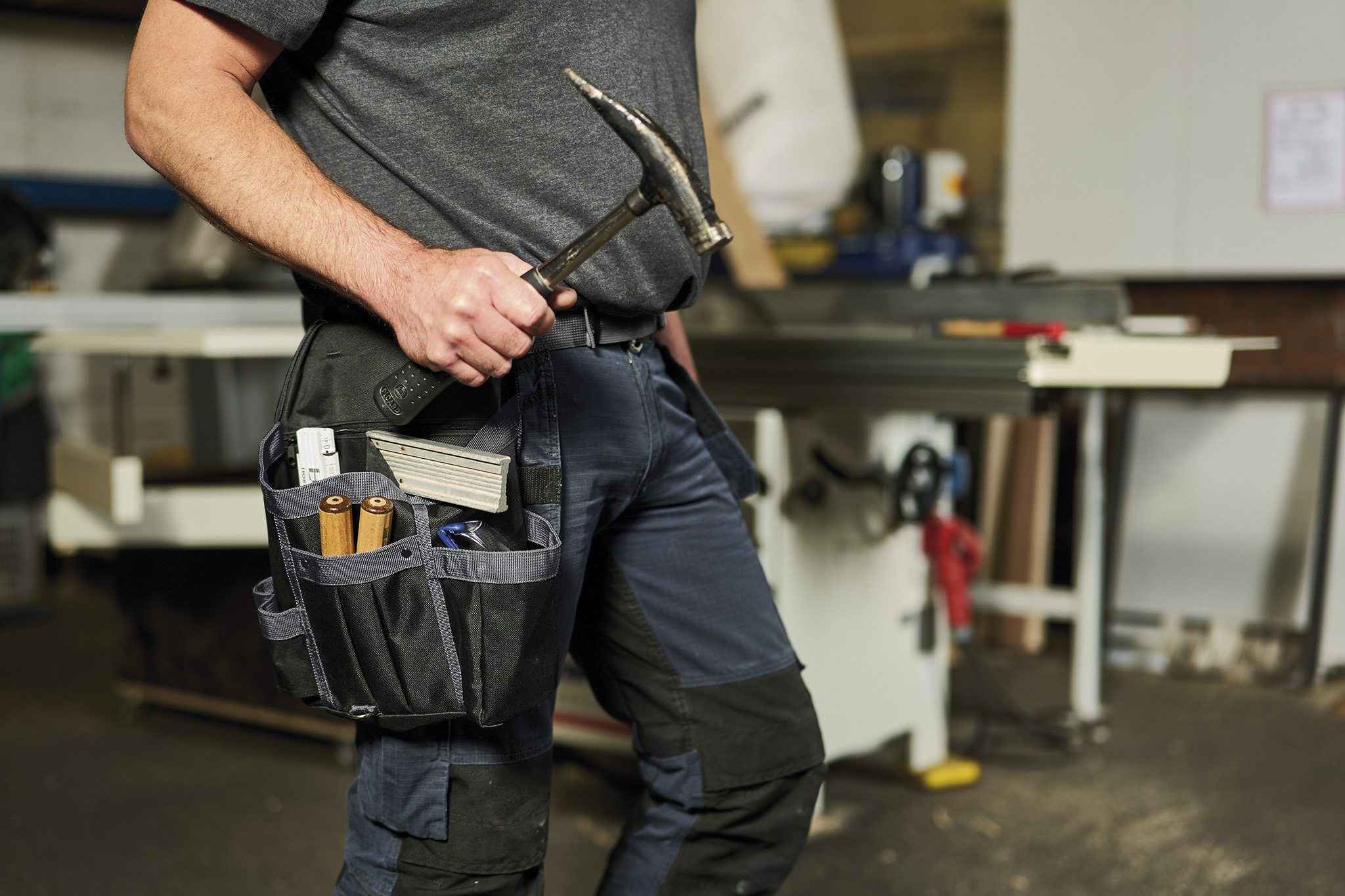 veloflex-tool-bag-l-werkzeugtasche-textil-schwarz-grau image 6