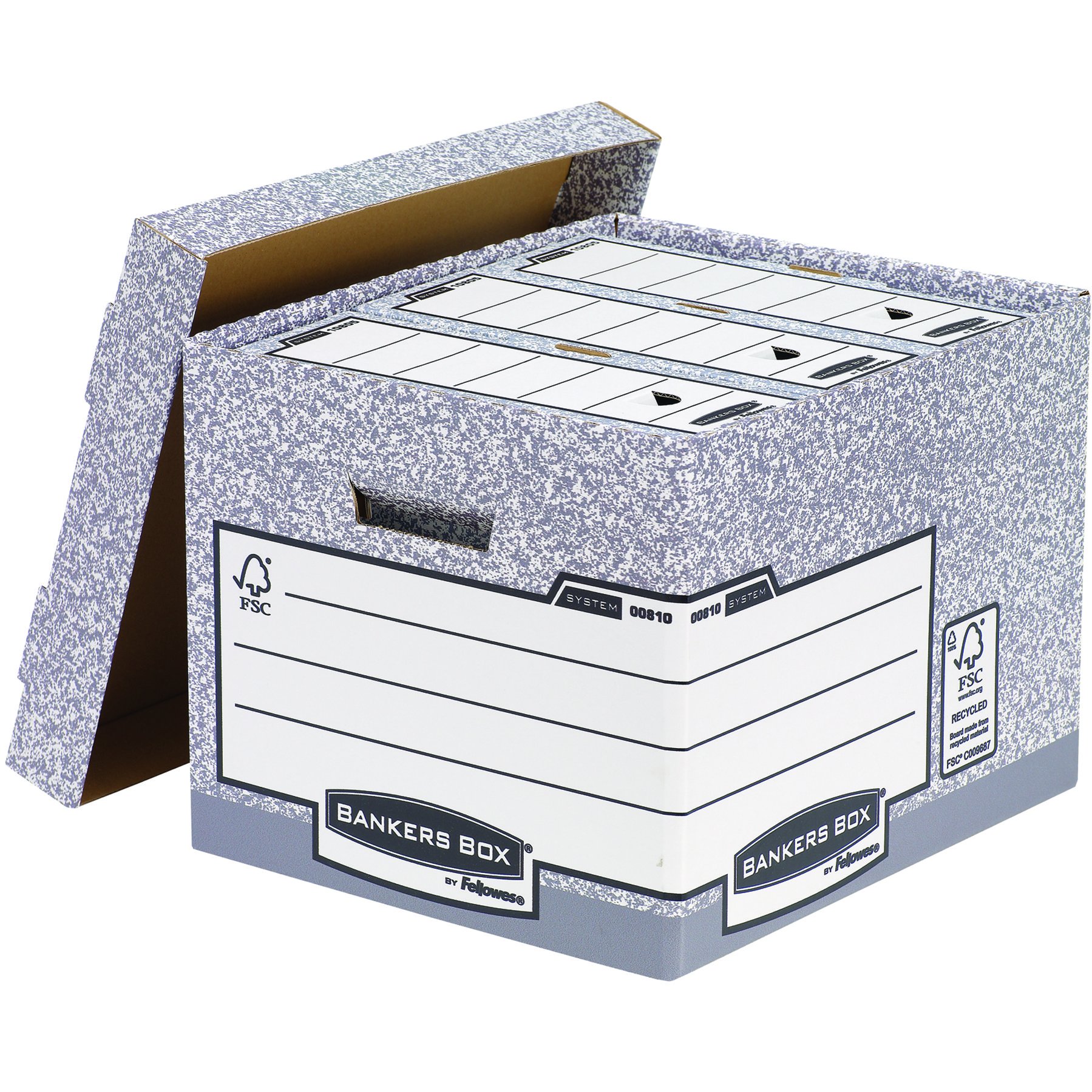 bankers-box-system-archivbox-mit-deckel-grau-wei-10-st-ck image 3