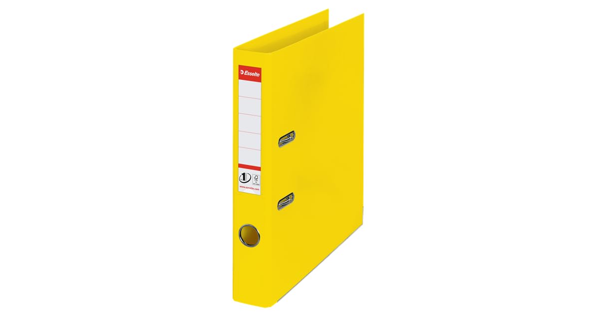 esselte-vivida-ordner-a4-52-mm-gelb-kunststoff image 1