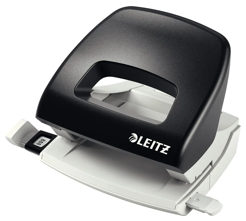 leitz-nexxt-b-rolocher-klein-metall-schwarz-16-blatt image 1