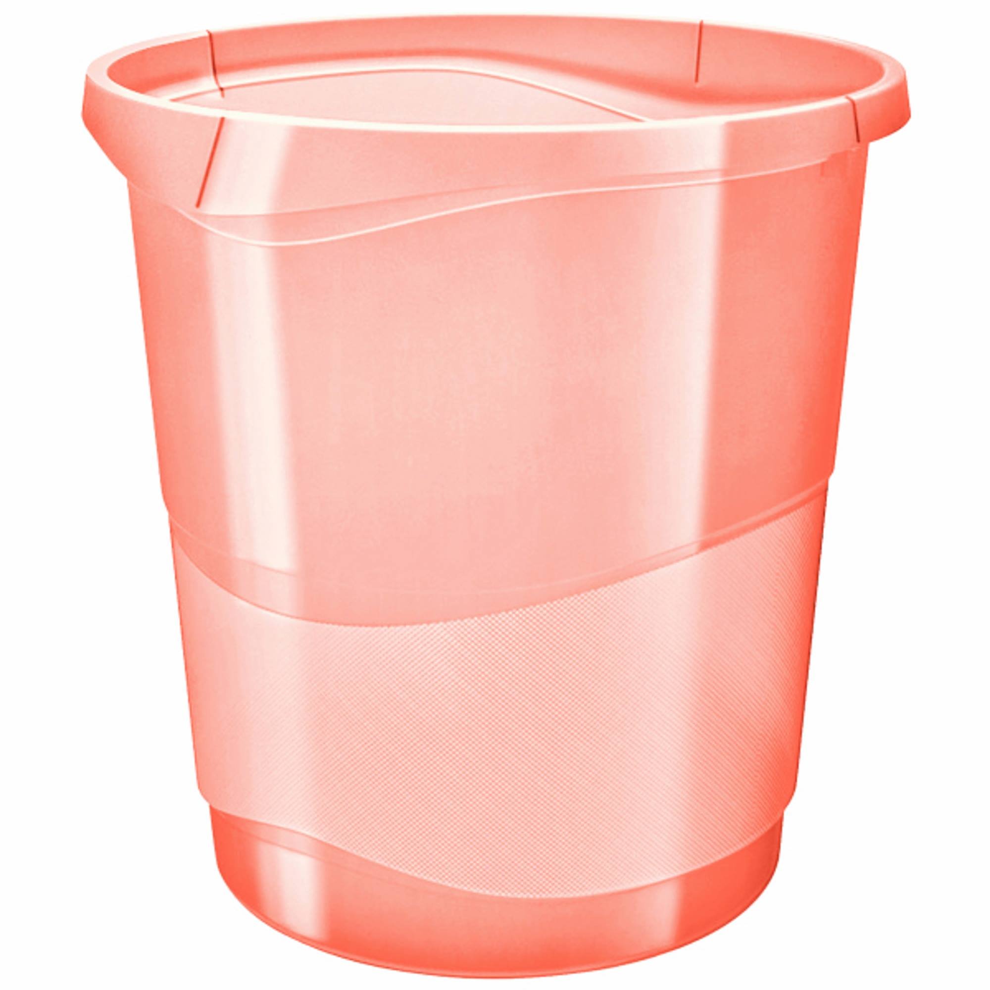 esselte-colour-ice-papierkorb-14-liter-pfirsich-gelb image 1